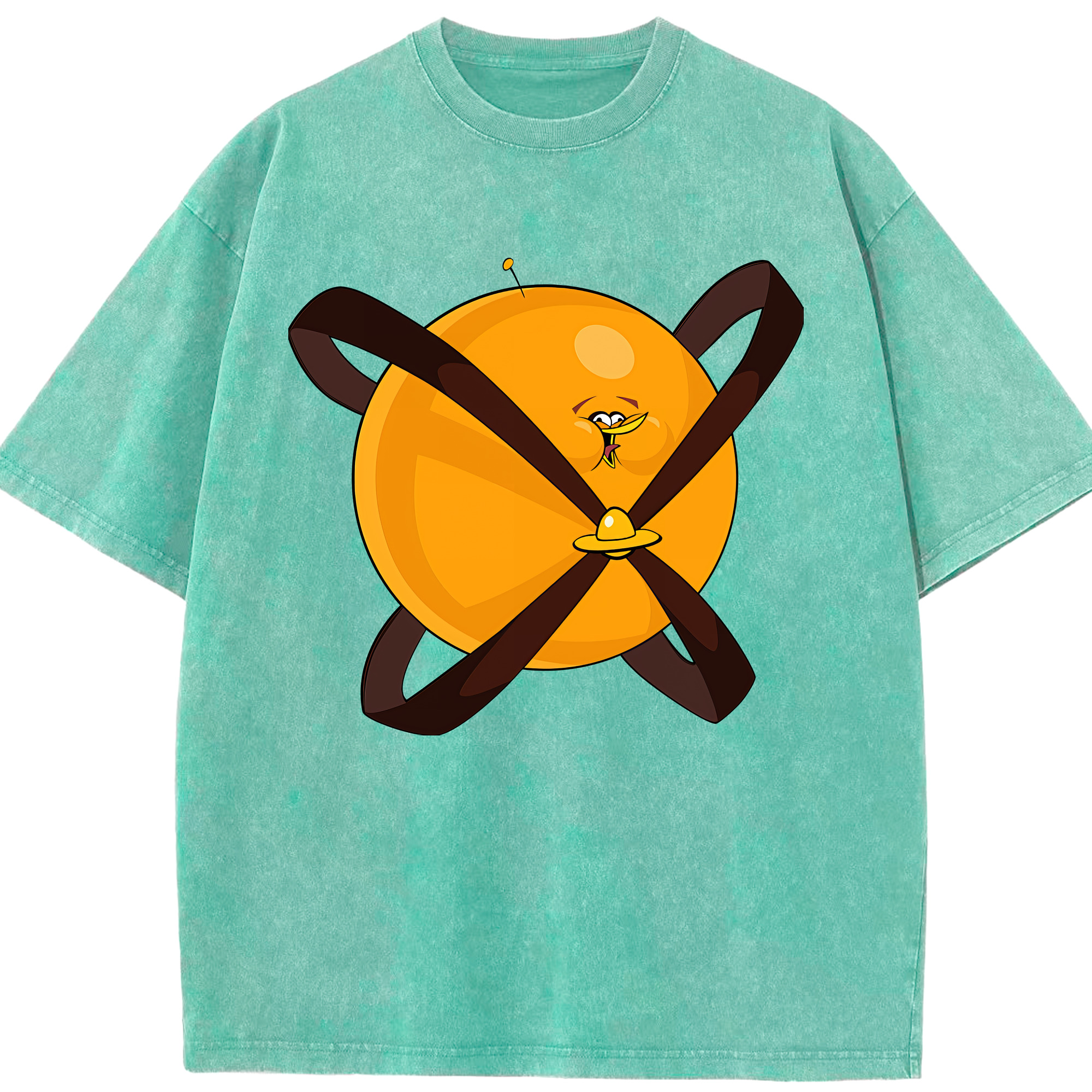 （画像用） Angry Birds アングリーバード 綿100% ヴィンテージ風 半袖Tシャツ（フロントプリント）